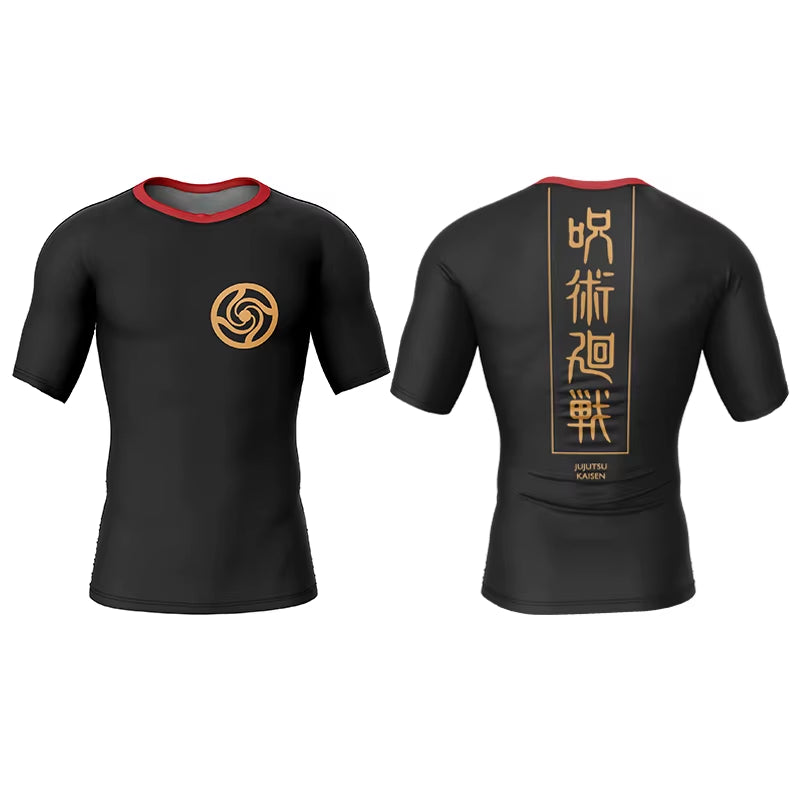 T-Shirt for Men Jujutsu Kaisen Compression Oversized