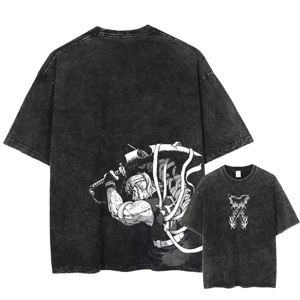 Demon Slayer Tshirt Streetwear Unisex