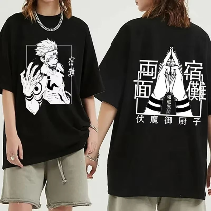 Anime Jujutsu Kaisen T-Shirt Men/Women Oversized