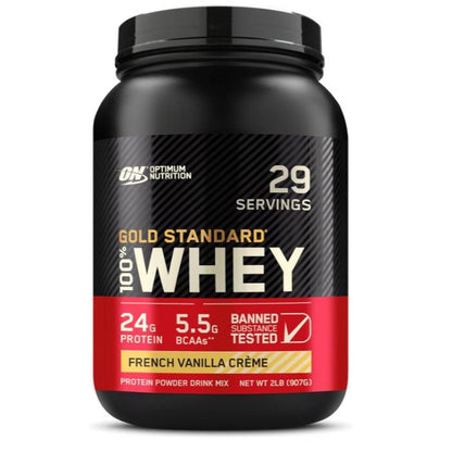 Optimum Nutrition Gold Standard 100% Whey Protein Powder 2Lbs/1Kg.