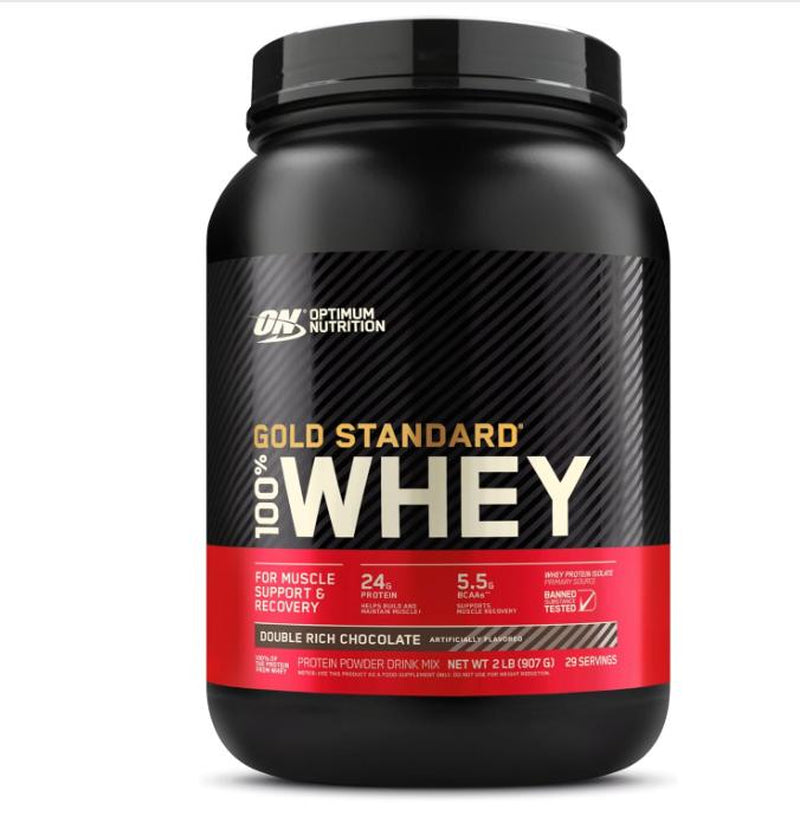 Optimum Nutrition Gold Standard 100% Whey Protein Powder 2Lbs/1Kg.