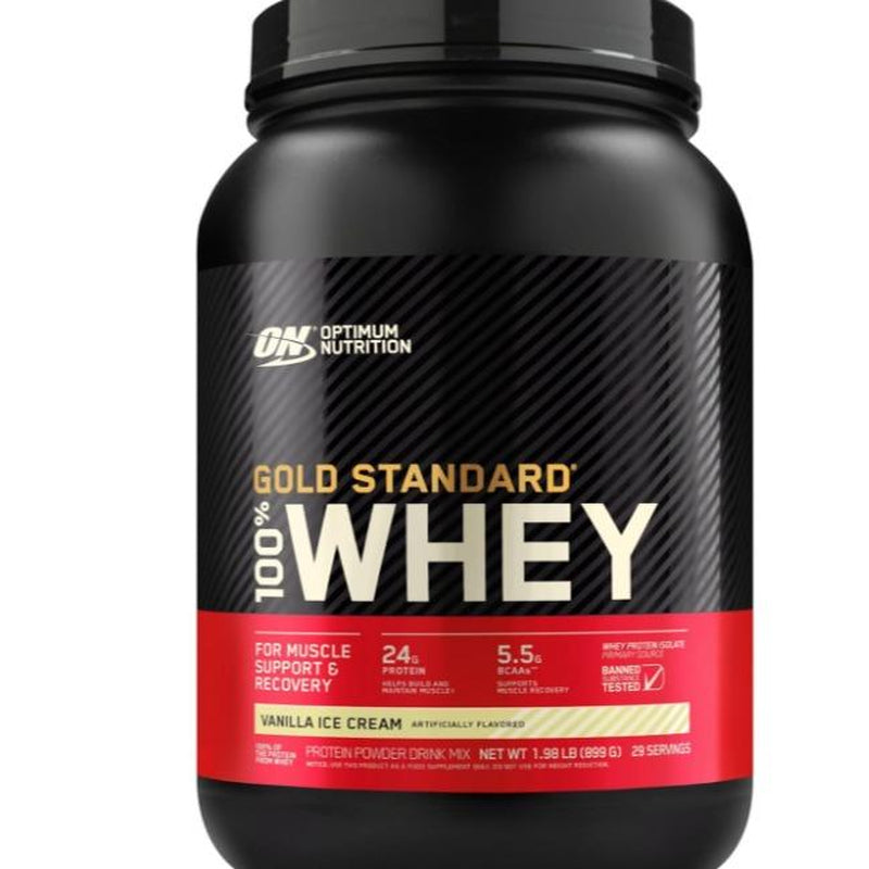 Optimum Nutrition Gold Standard 100% Whey Protein Powder 2Lbs/1Kg.