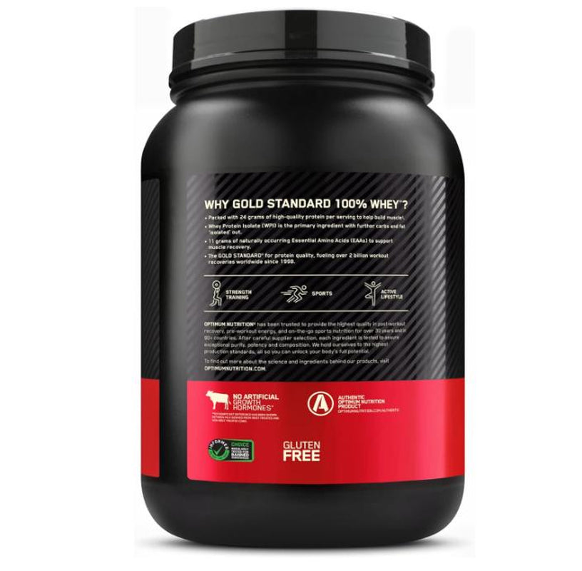 Optimum Nutrition Gold Standard 100% Whey Protein Powder 2Lbs/1Kg.