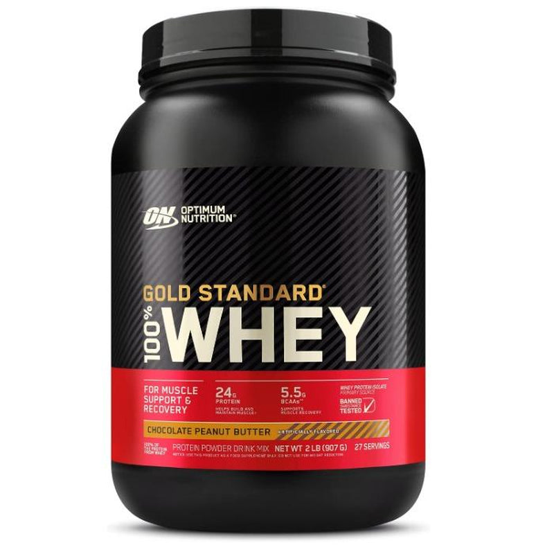 Optimum Nutrition Gold Standard 100% Whey Protein Powder 2Lbs/1Kg.